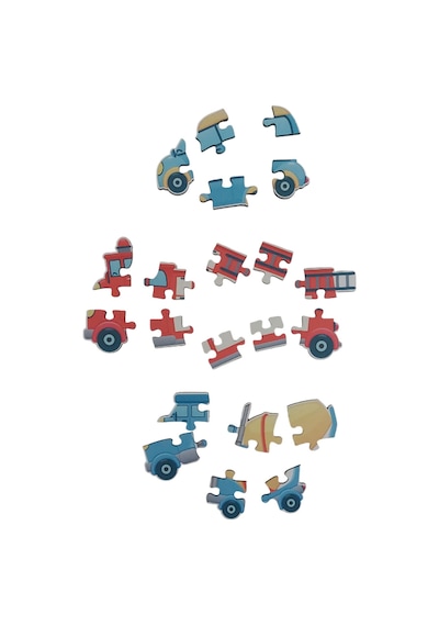 Araçlar Vehicles / 13 Adet Puzzle Yapboz Puzzle / 82 Parça