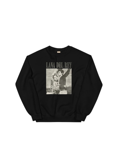 Startmore Lana Del Rey Sweatshirt Beyaz Siyah