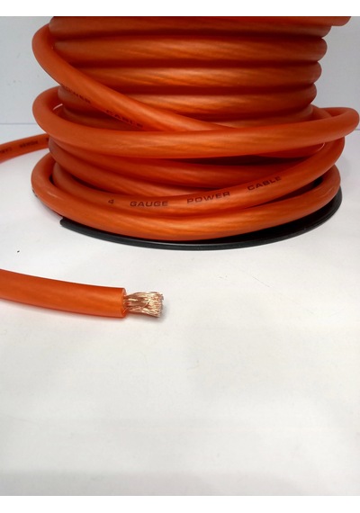 Edison 4ga Amfi Güç Kablosu - Aküden Çekilen Anfi Artı Kablosu 4ga - 5 Metre
