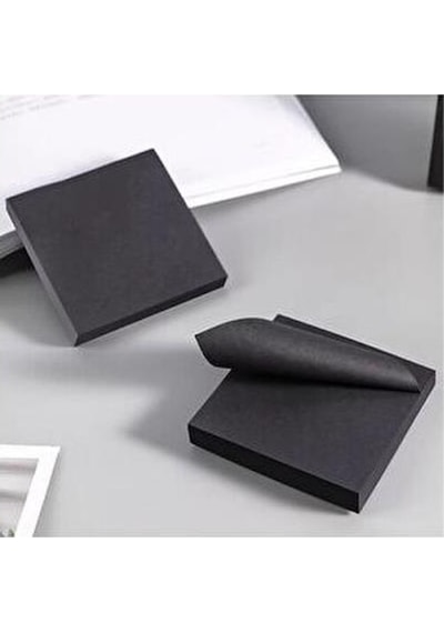 Ofisinn Siyah Yapışkanlı Kare Not Kağıdı Postit 75x75 Siyah Postit 50 Yaprak