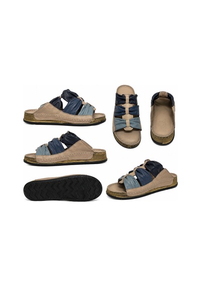 N Napa Shoe Np.307.lacivert Deri Terlik