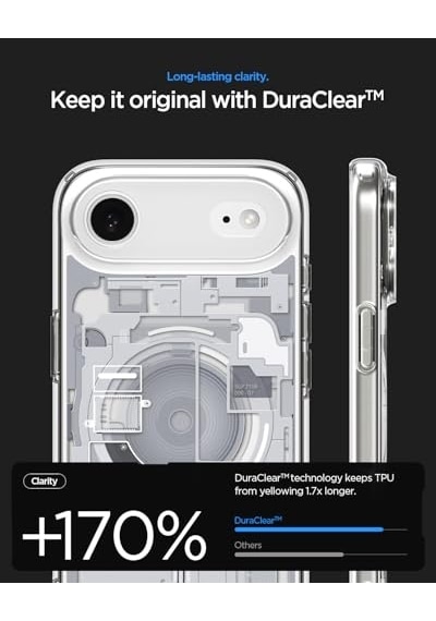 Ince Magsafe Kılıf Ultra Hybrid Sararma Karşıtı Duraclear Hava Kanalı Teknolojisi Askeri Sınıf Koruma Magfit Zer Diğer
