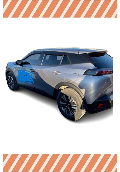 Peugeot 2008 2019-2022 Modellerine Özel 4'Lü Mügen Tip Cam Rüzgar