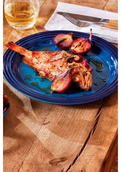 Le Creuset Klasik Dayanıklı Tasarım Seramik Yemek Tabağı 27 Cm Mavi