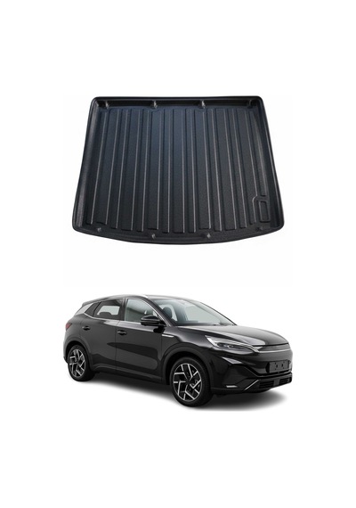 Byd Atto 3 2024+ Uyumlu Araca Özel Kauçuk Tpe Bagaj Havuzu Siyah Üst Kademe İçin