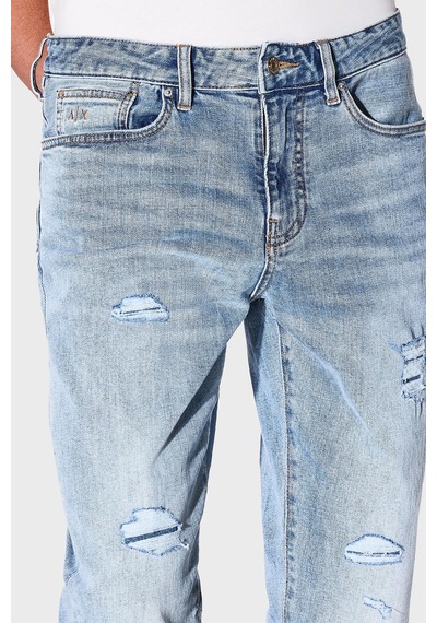 Armani Exchange Erkek Kot Pantolon Xm000070 Af15188 Mb003 Açık Mavi Açık Mavi