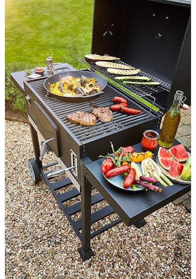 Kingstone Black Angus XXL Fırınlı Kömürlü Barbekü Mangal