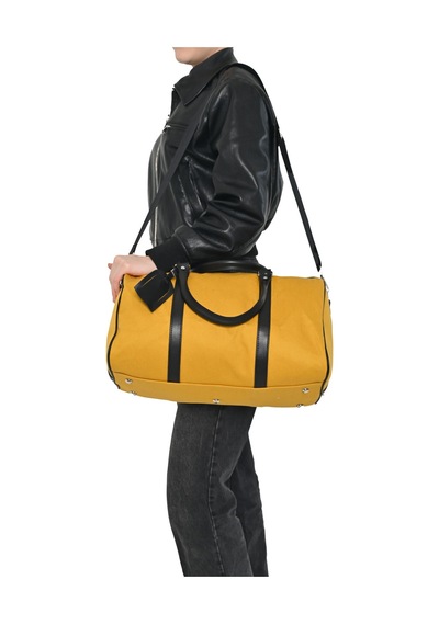My Free Bag Gk Unisex İş, Seyehat, Spor İçin El Çantası / Valizi Sarı Kanvas Sarı