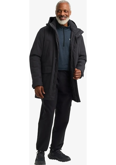 Jack Wolfskin Jack Wolfskın Canyon Shıeld Parka M Erkek Black Outdoor Ceketi A65119-6000 Siyah