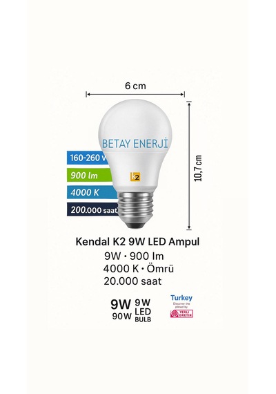 Led Ampul K2 Kes 181