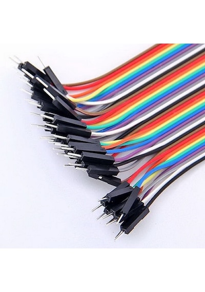 20Cm 40 Pin Erkek Erkek Dupont Kablo