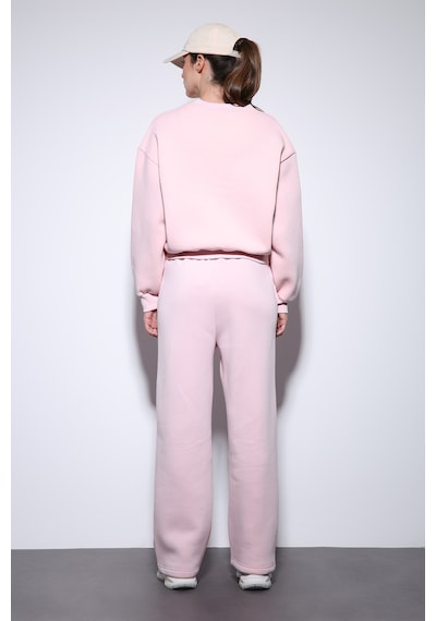 Antioch Basic Kadın Sweatshirt Pembe