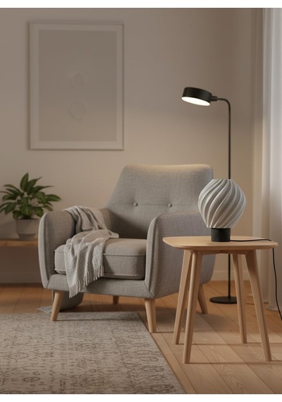 Designobee Lalezar Mermer Görünümlü Lamba- Modern Masa Ve Gece Lambası Ambiyans Lambası, Dekoratif Led Abajur,