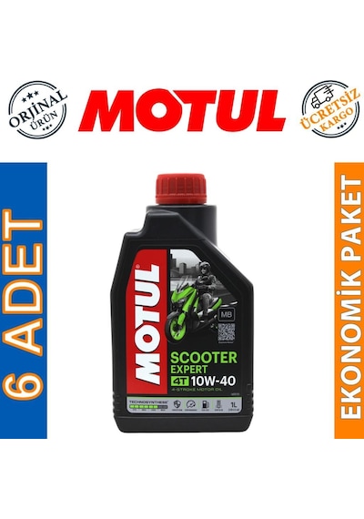 Motul Scooter Expert 10W-40 Mb 4t 1 L 4 Zamanlı Motor Yağı 6 Ad