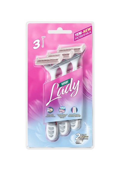 Derby Lady Platinum Blister 3'lü - 7 Adet Tarı