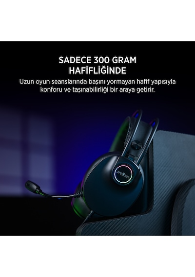 James Donkey 713 Rainbow 7.1 Siyah Gaming Kulaklık