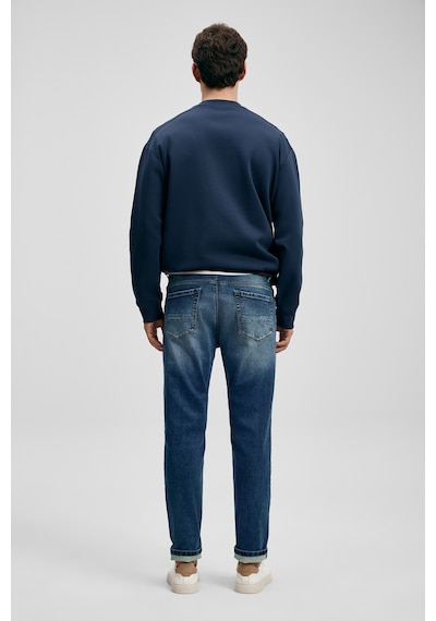 Lufian Max Smart Jean Erkek Pantolon Slim Fit Mavi Mavi 111200226100300