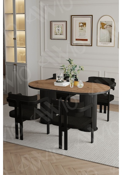 Avvio Marco Ptt Lake Mdf Ayak 4'lü Tokyo Metal Demonte Sandalye 80x140 Masa Sandalye Takımı Akça Avvio Marco Ptt Lake Mdf Ayak 4'lü Tokyo Metal Demonte Sandalye 80x140 Masa Sandalye Takımı Akça