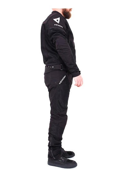 Venom Ceket Rock Cordura ( Impactec Korumalı ) Siyah