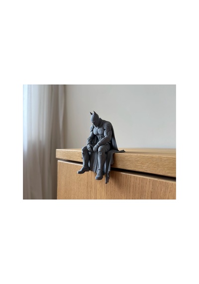 Batman Sitting On Ledge Figürü - Arkham Knight