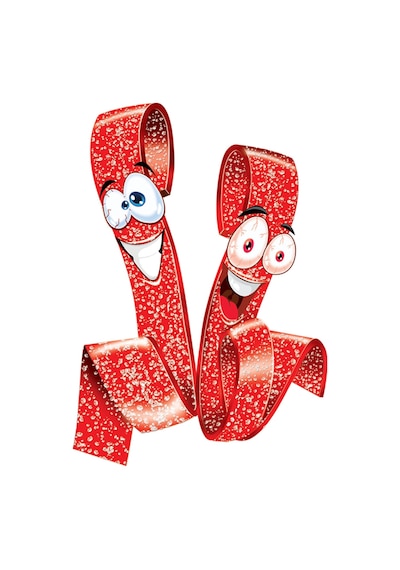 Tayaş Damla Sour Belts Licorice Çilek 72 x 15 G