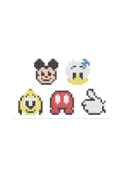 Disney Mickey Mouse Boncuk Aktivite Ve Oyuncak Seti 5 Figür 1280 Boncuk-pixel Pixel B16-03