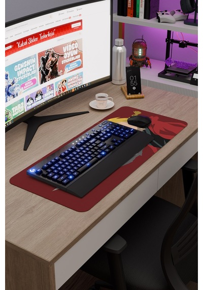 Fullmetal Alchemist Anime V3 - 70x30 Xl Gaming Kauçuk Kaymaz Taban Mouse Pad Fare Altlığı