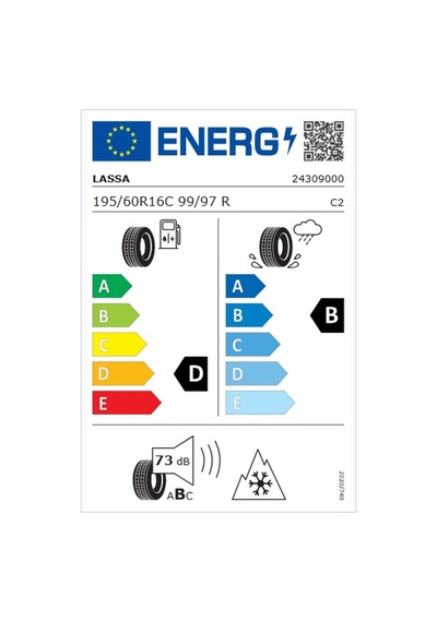 Lassa 195/60R16C 99/97R 6Pr M+S 3Pmsf Multiways-C Dört Mevsim Lastiği 2026