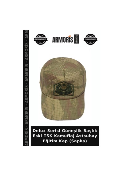 Armoris Delux Serisi Güneşlik Başlık Eski Tsk Kamuflaj Astsubay Eğitim Kep Şapka 06643-çok Renkli