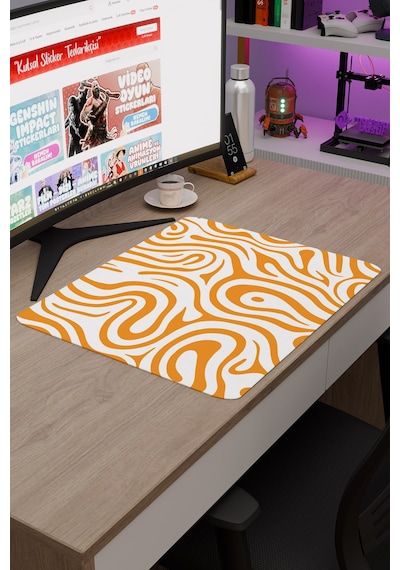 Vektörler Kaymaz Dikişli Kauçuk Oyuncu Mousepad V5 - 48x40 Xl Gaming Mouse Pad Fare Altlığı