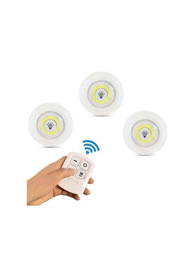 Kablosuz Uzaktan Kumandalı 3lü Led Lamba Seti Diğer