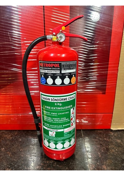 6 Kg F Sınıfı Yağ Yanlış Söndürme Cihazı Dört Yıl Garantili