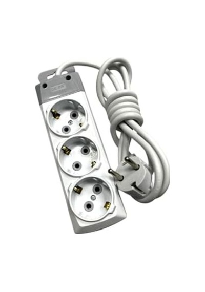 Üçlü Topraklı Grup Priz 3 Metre Kablolu 930103 1