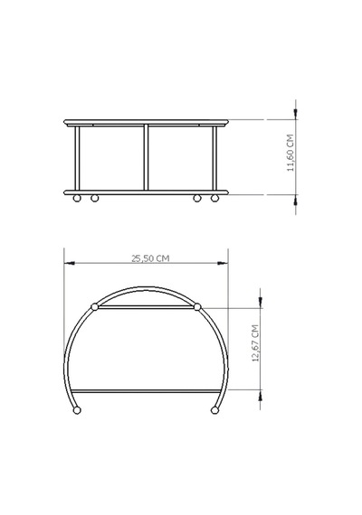 Edora Home Gümüş Ikili Büyük Boy Metal Sunumluk/ Siyah Pleksi Pasta Servis Seti - Paslanmaz