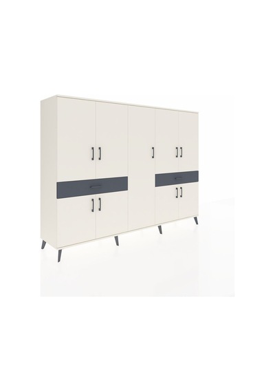 Hyperion Dolap 12 Raflı 2 Çekmeceli 8 Kapaklı 220x44x163 Aytaşı-a Aytaşı-aytaşı/antrasit Hyperion Dolap 12 Raflı 2 Çekmeceli 8 Kapaklı 220x44x163 Aytaşı-a Aytaşı-aytaşı/antrasit