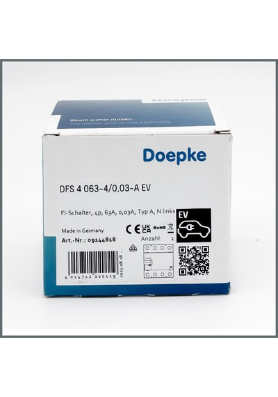 Doepke 4x63a Rccb 30ma A Tipi Kaçak Akım Rölesi Ev:dc 6ma