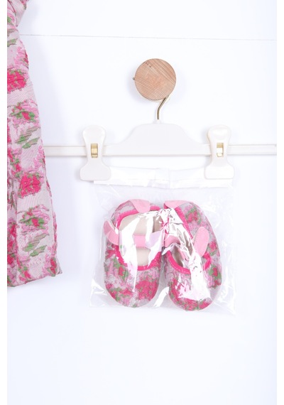 Xo Kids Kız Çocuk Elbise 3-12 Ay 9051 Pembe