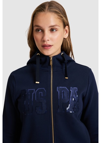 U.s. Polo Assn. Kadın Lacivert Sweatshirt 50321806-vr033