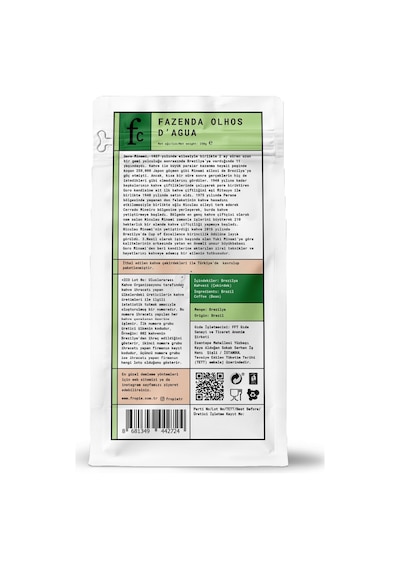 Fropie Nitelikli Kahve Brezilya Çekirdek 250 G
