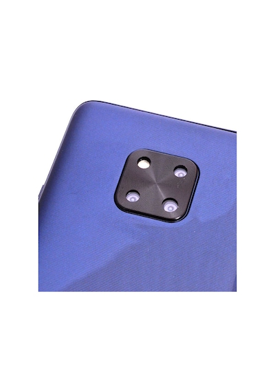 Huawei Mate 20 Pro Zore Metal Kamera Koruyucu Siyah