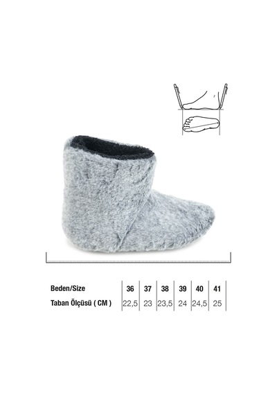 Gezer Erkek Kışlık Sessiz Taban Ev Panduf Bot Ga7kte.03430.01.v32.0c Gri Gezer Erkek Kışlık Sessiz Taban Ev Panduf Bot Ga7kte.03430.01.v32.0c Gri
