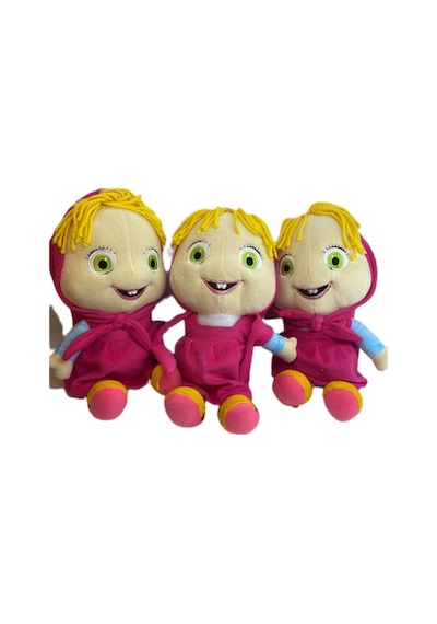 Maşamişa Peluş Uyuncağı Hediyelik 35cm Çok Renkli