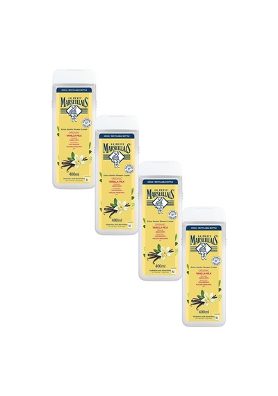 Lexroo Vanilya Sütü Duş Jeli 400 Ml X 4 Adet