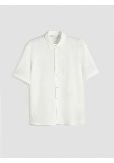 Lcw Vision Beyaz Regular Fit Erkek Basic Gömlek