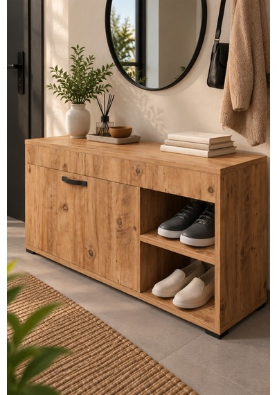 Sulorahome Ayakkabılık Dolabı Kahverengi 90 Cm Kahverengi - Atlantik Çam Sulorahome Ayakkabılık Dolabı Kahverengi 90 Cm Kahverengi - Atlantik Çam