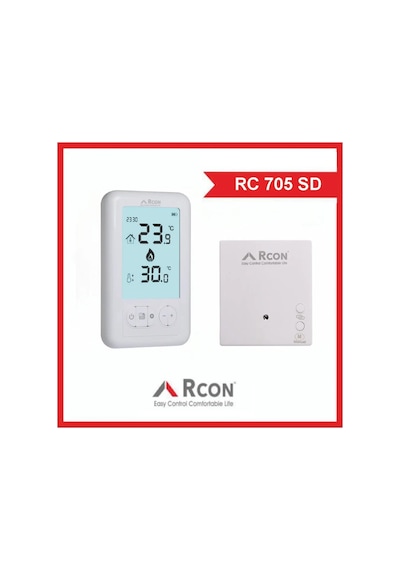 Rcon Rc 705 Wifi Kablosuz Dijital Oda Termostatı