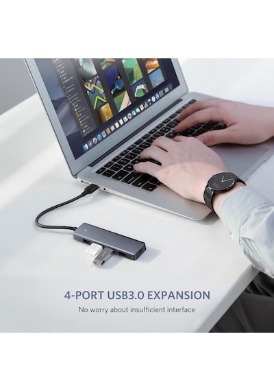 Ugreen 50985 Usb Hub 4 Bağlantı Noktalı Dönüştürücü Adaptör