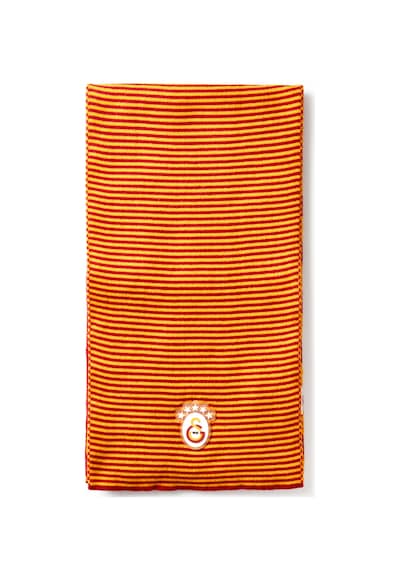 Gsstore Galatasaray Kadın Triko Atkı K252205 Sarı - Kırmızı