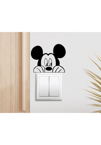 Bk Home Mickey Mouse Tasarımlı Duvar Sticker-1