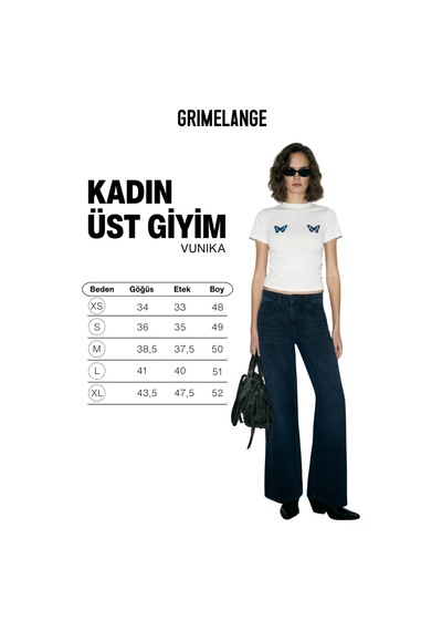 Grımelange Vunıka Kadın Yumuşak Kumaşlı Baskı Detaylı Slim Fit Beyaz T-shirt Beyaz Grımelange Vunıka Kadın Yumuşak Kumaşlı Baskı Detaylı Slim Fit Beyaz T-shirt Beyaz